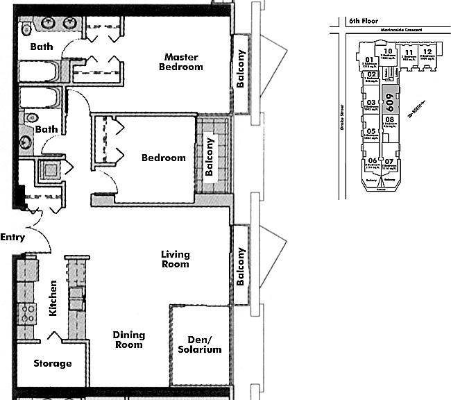 Floor plan 609