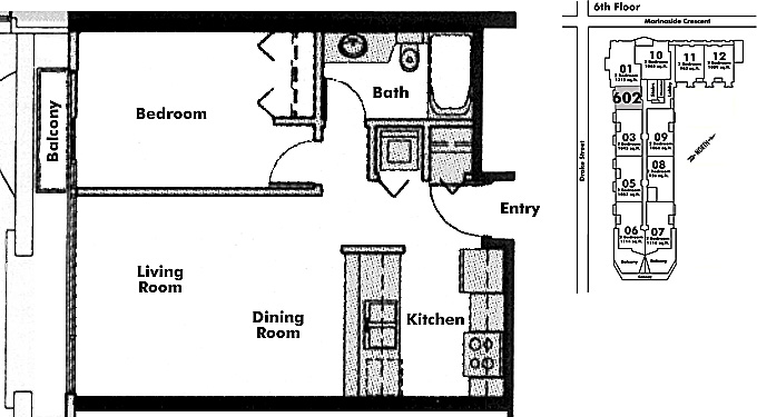 Floor plan 602