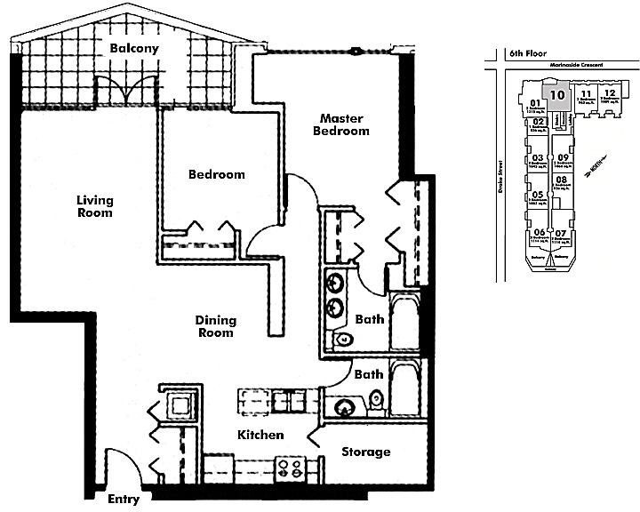 Floor plan 610