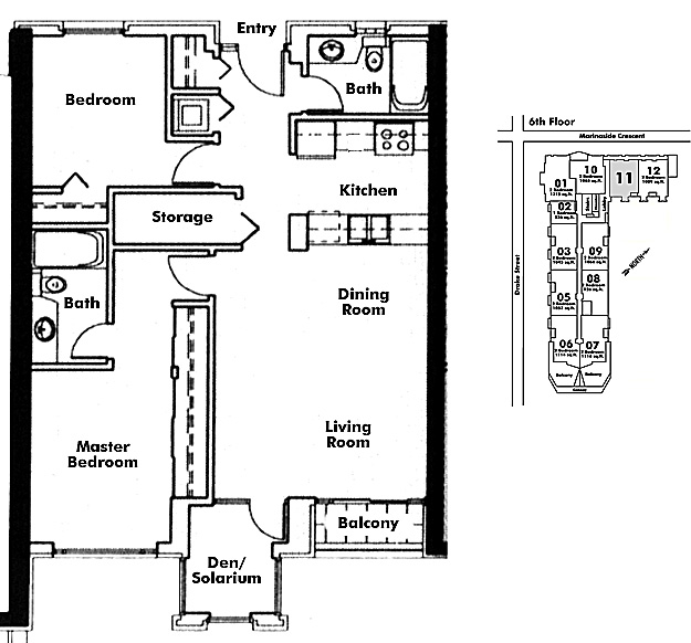 Floor plan 611