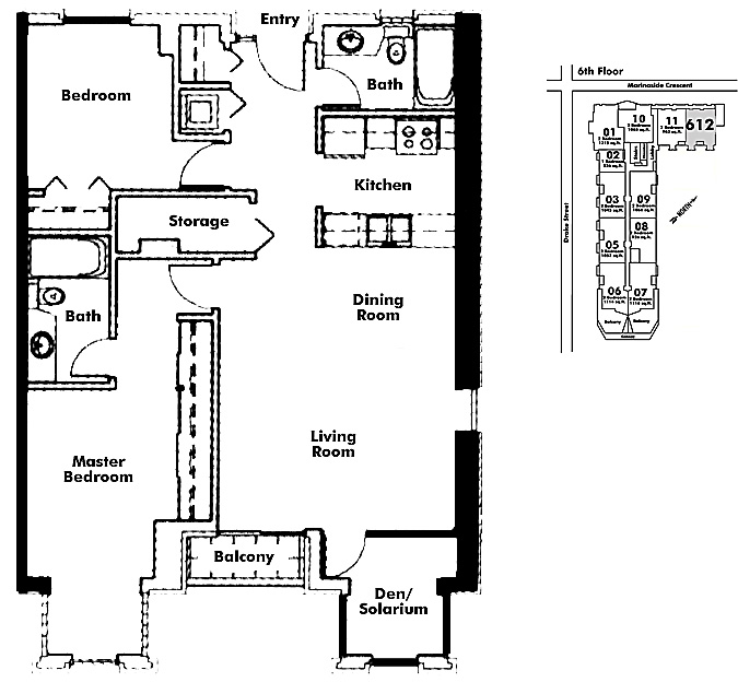 Floor plan 612