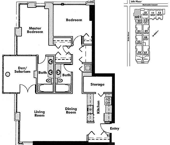 Floor plan 601