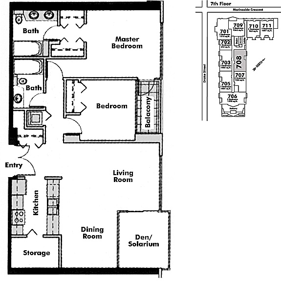 Floor plan 708
