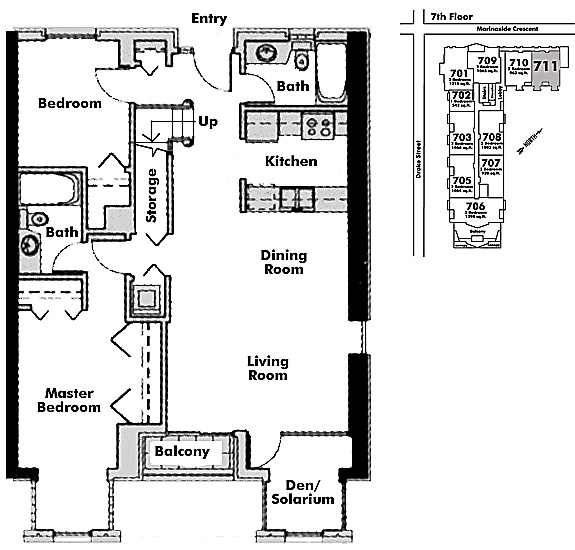Floor plan 711