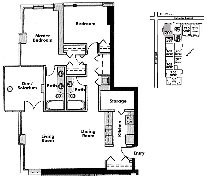 Floor plan 701