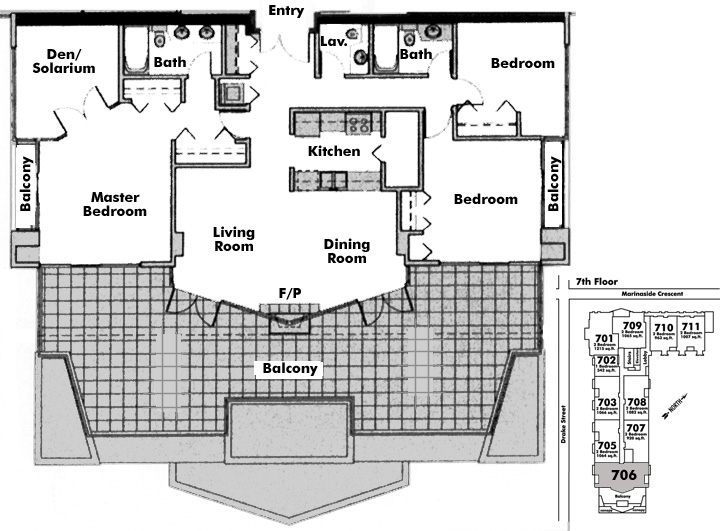 Floor plan 706