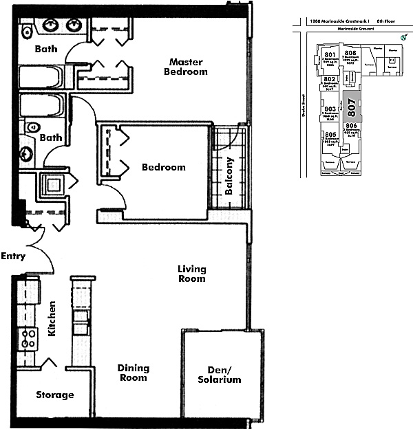 Floor plan 807