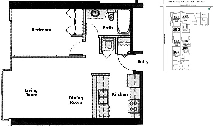 Floor plan 802
