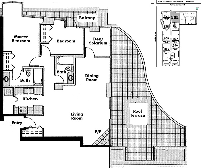 Floor plan 808