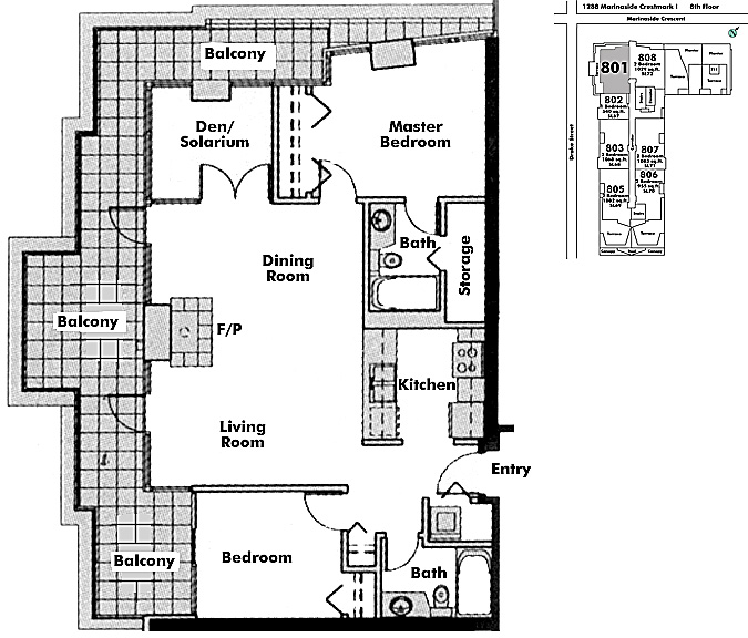 Floor plan 801