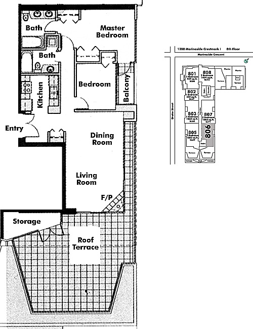 Floor plan 806