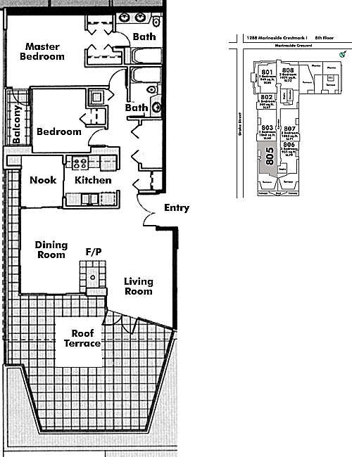 Floor plan 805
