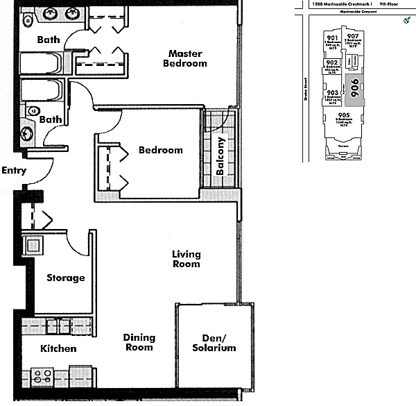 Floor plan 906
