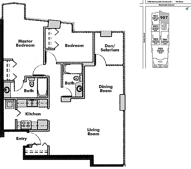 Floor plan 907