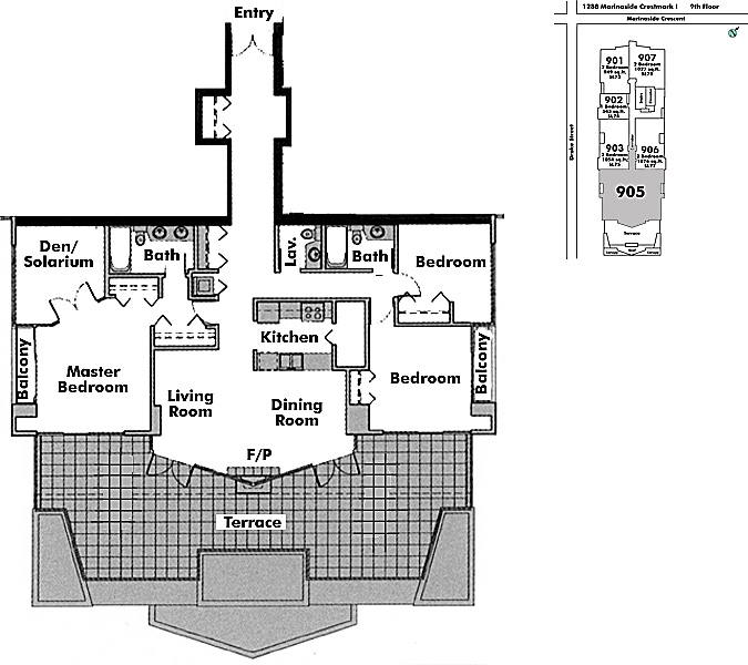 Floor plan 905