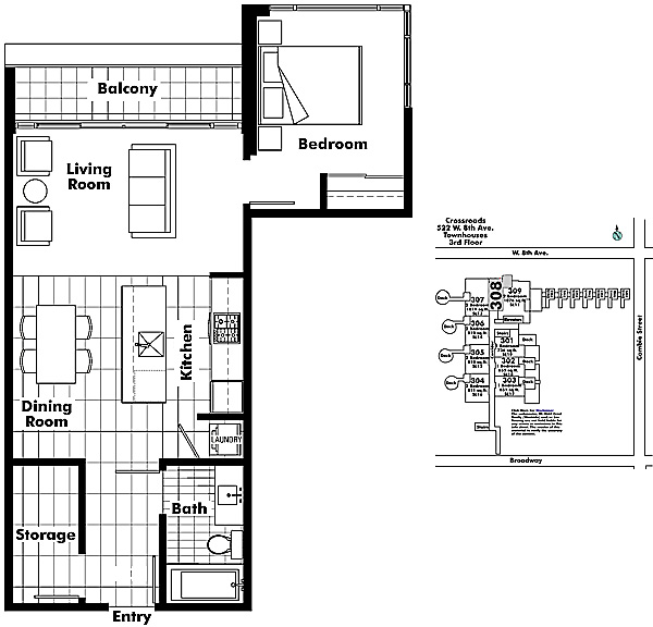 Floor plan 308