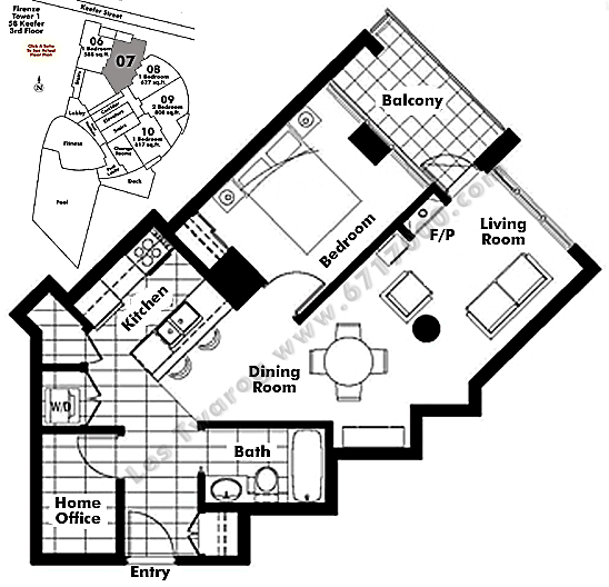 Floor plan 507