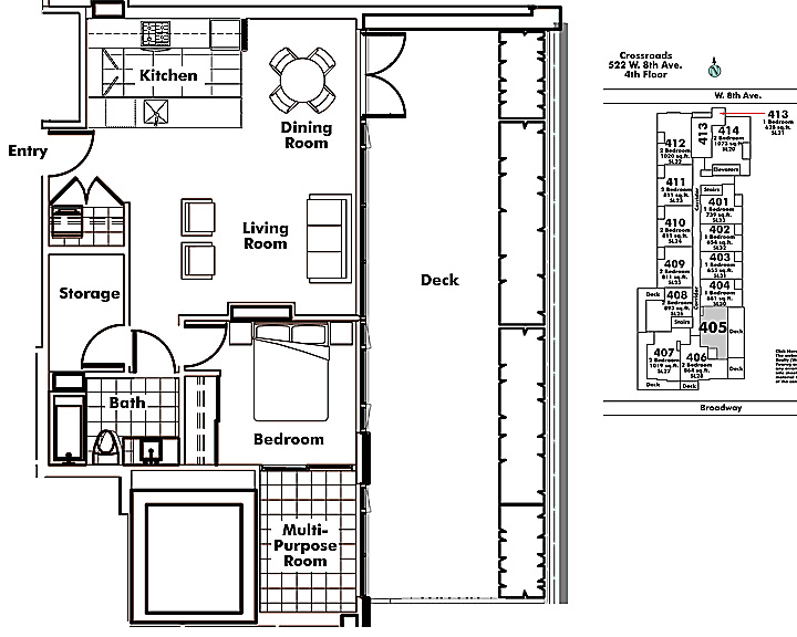 Floor plan 405