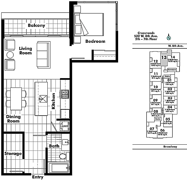 Floor plan 413