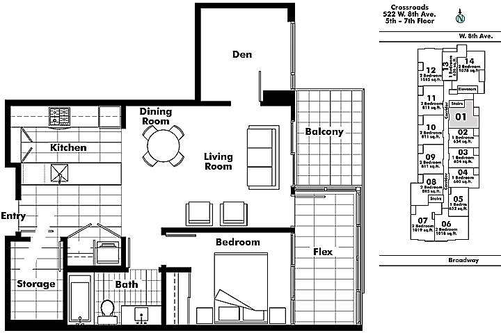 Floor plan 401