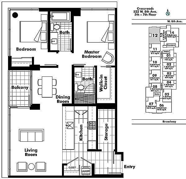 Floor plan 412