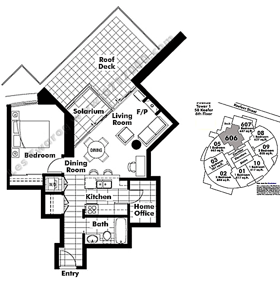 Floor plan 606