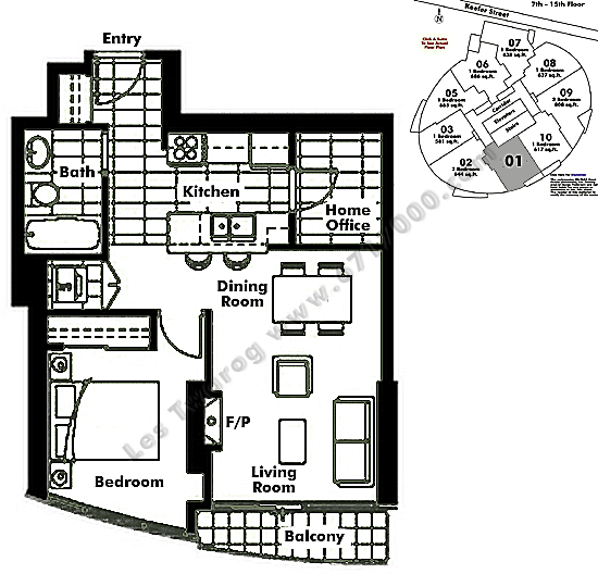 Floor plan 601