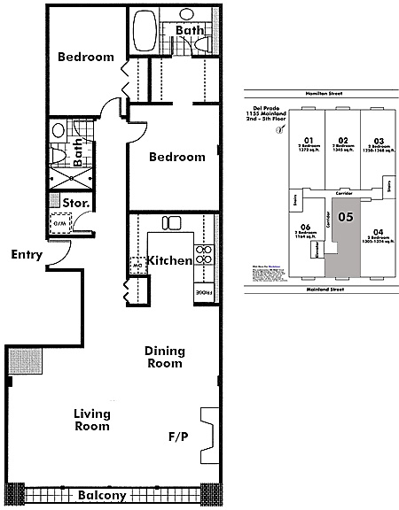 Floor plan 205