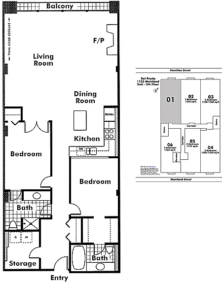 Floor plan 401