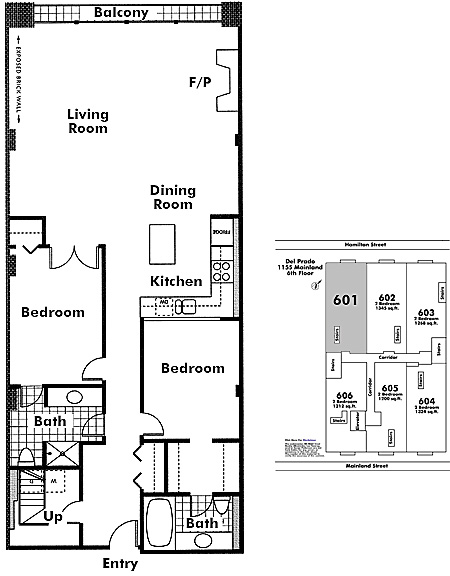 Floor plan 601