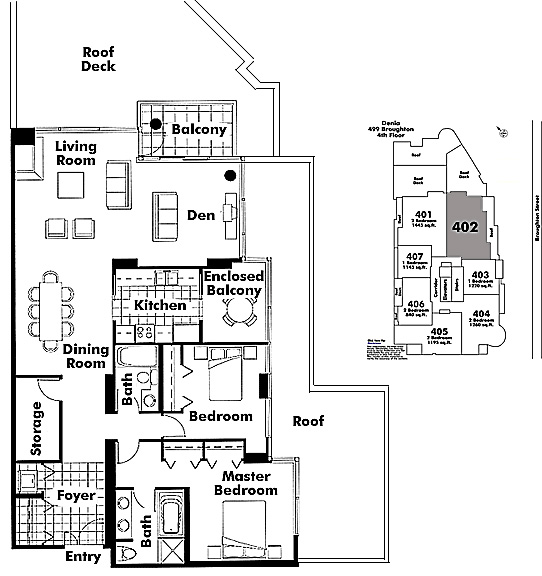 Floor plan 402