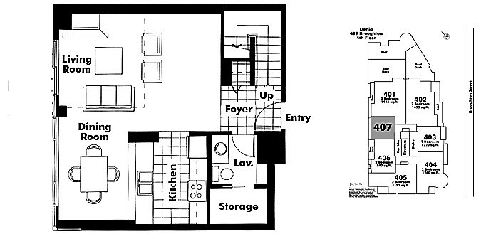 Floor plan 407