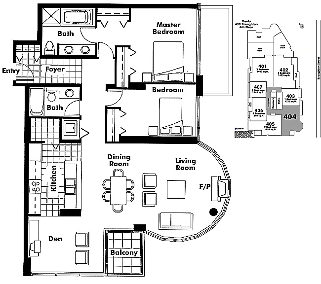 Floor plan 404