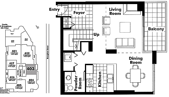 Floor plan 403