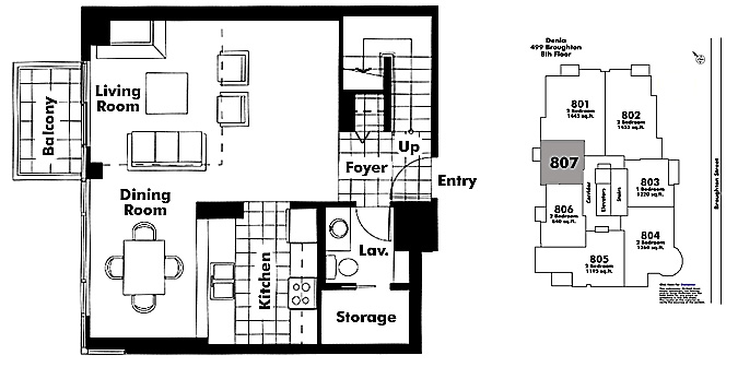 Floor plan 807