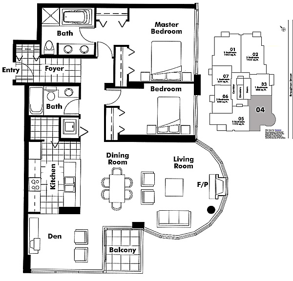 Floor plan 804