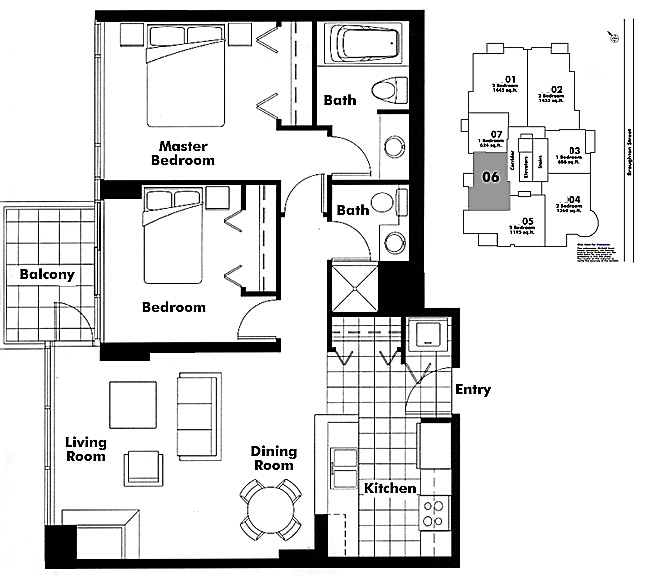 Floor plan 706