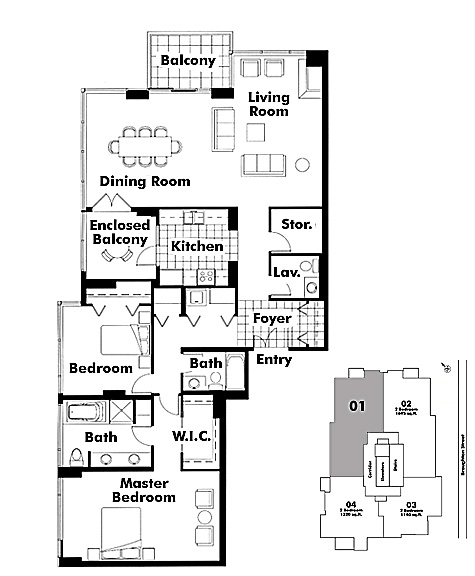 Floor plan 1301