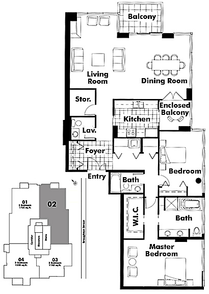 Floor plan 1302