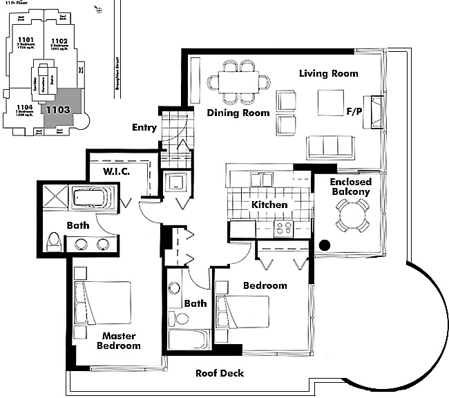 Floor plan 1103