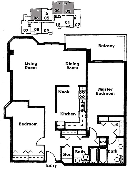 Floor plan 603