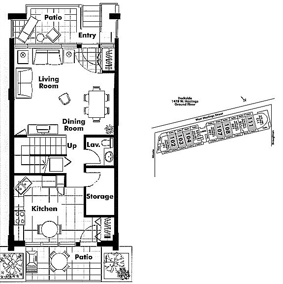 Floor plan TH107
