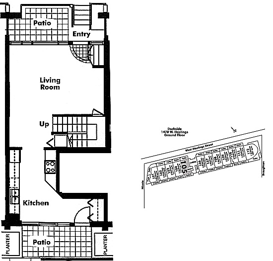 Floor plan TH105