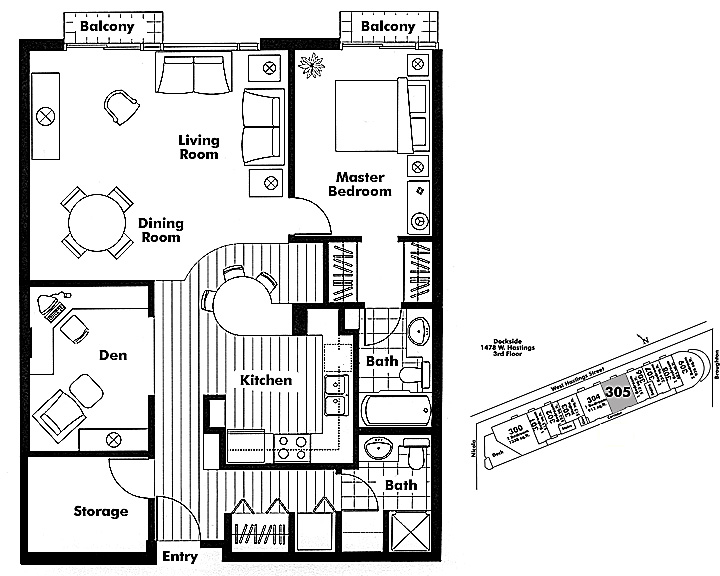 Floor plan 305