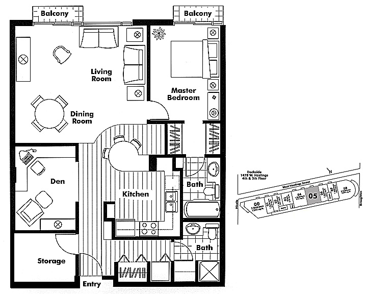 Floor plan 405