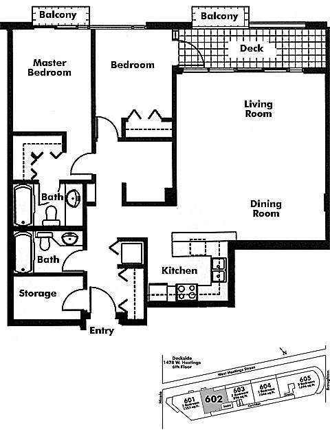 Floor plan 602