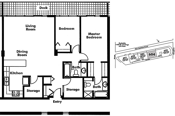 Floor plan 604