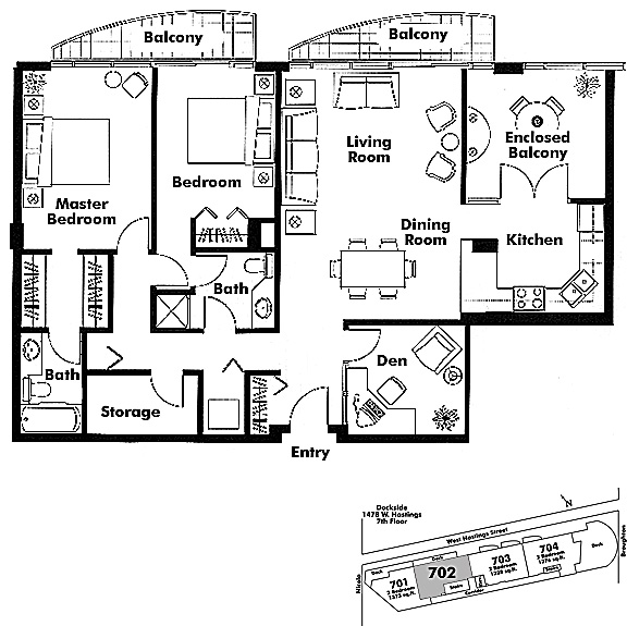 Floor plan 702