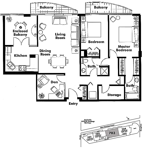 Floor plan 703