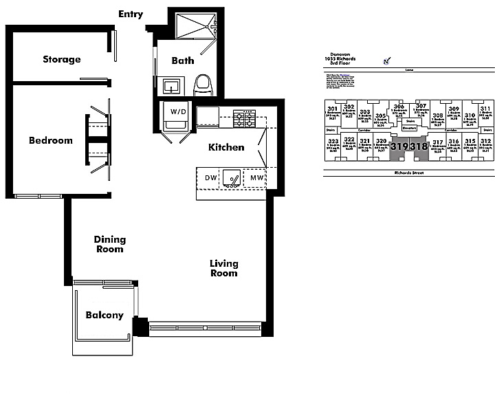 Floor plan 318